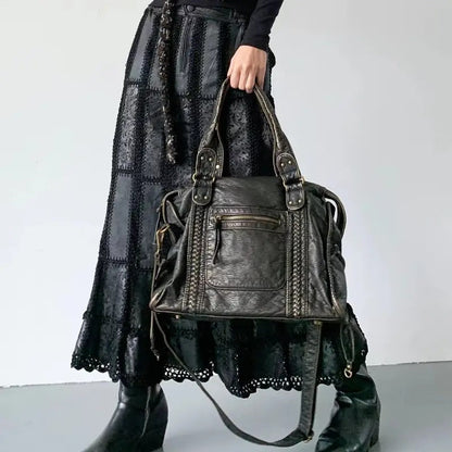 Jeoara - Bolsa de Cuero Vintage