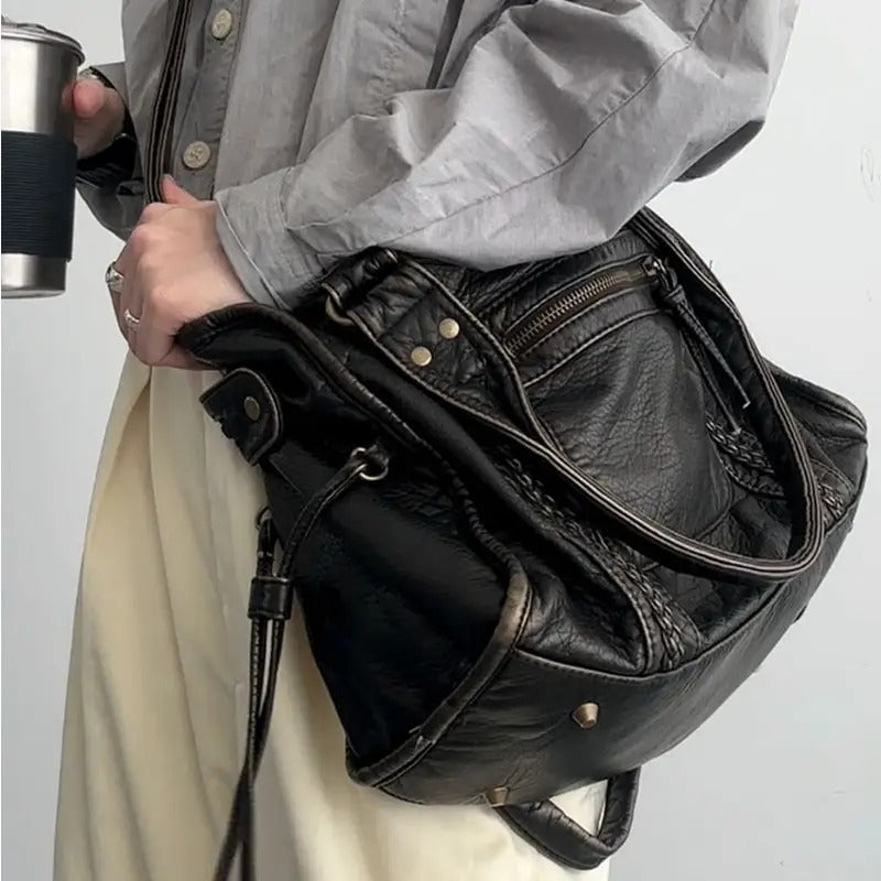 Jeoara - Bolsa de Cuero Vintage