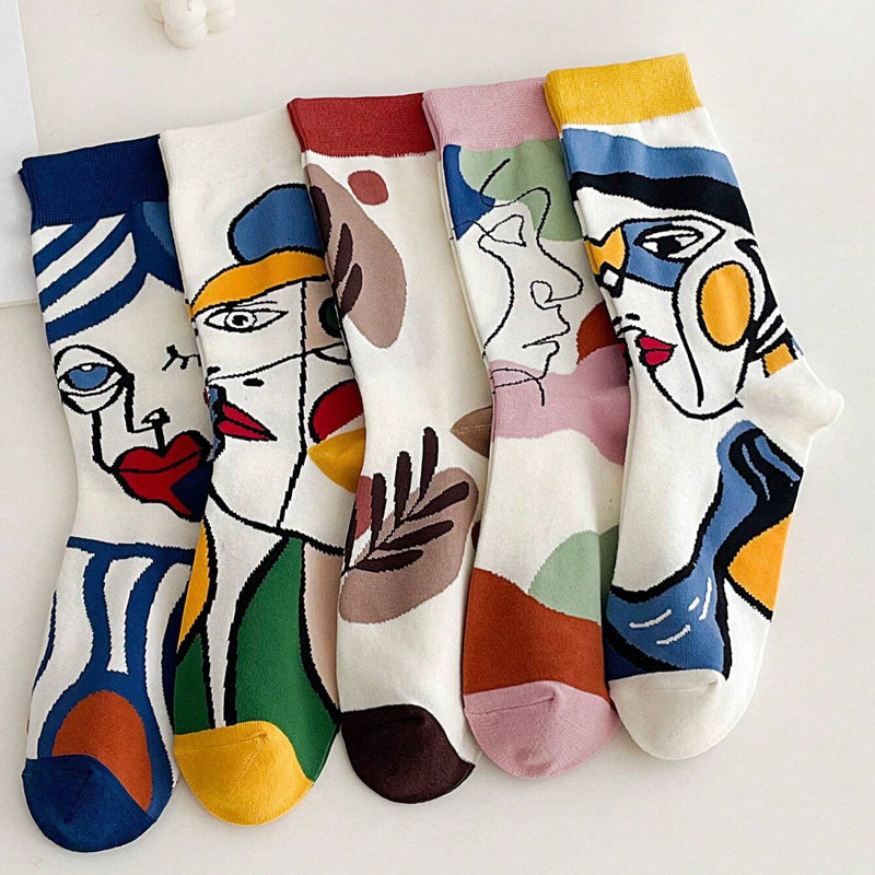 Calcetines Abstractos Casuales Nova 1+1 Gratis