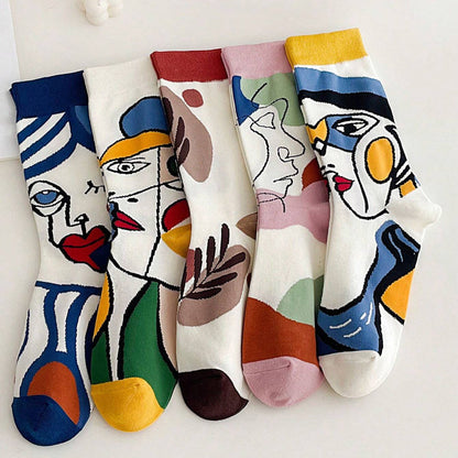 Calcetines Abstractos Casuales Nova 1+1 Gratis