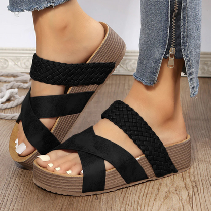 Nova – Sandali slip-on in pelle PU