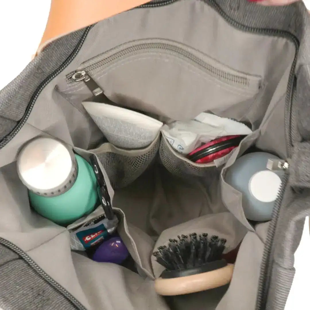 Bolsa organizable y lavable con múltiples compartimentos