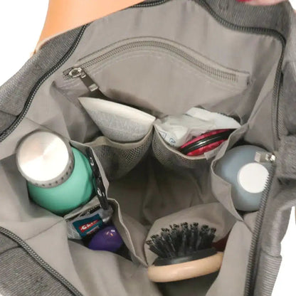 Bolsa organizable y lavable con múltiples compartimentos