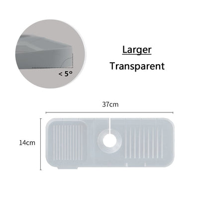 Protector contra salpicaduras AquaShield para fregadero | Protector de silicona para fregadero de cocina