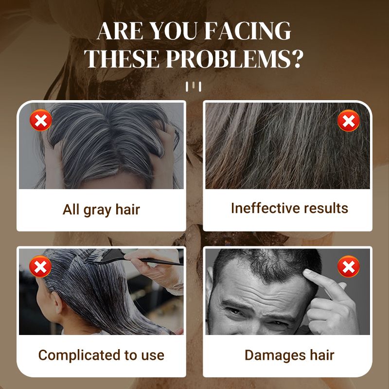 ❤️ 🔥 Descuento por tiempo limitado, 2 botellas a un precio más bajo! ✨ Champú de color de cabello natural de larga duración