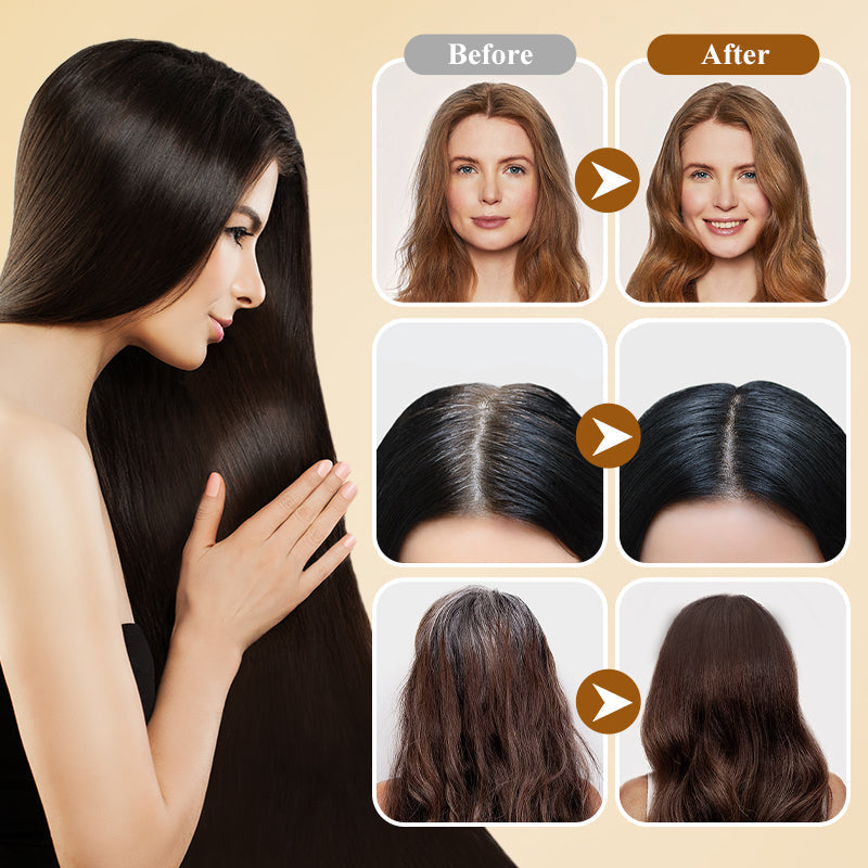 ❤️ 🔥 Descuento por tiempo limitado, 2 botellas a un precio más bajo! ✨ Champú de color de cabello natural de larga duración