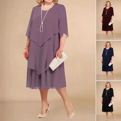 Edenaline | Vestido de Elegancia Atemporal en Capas