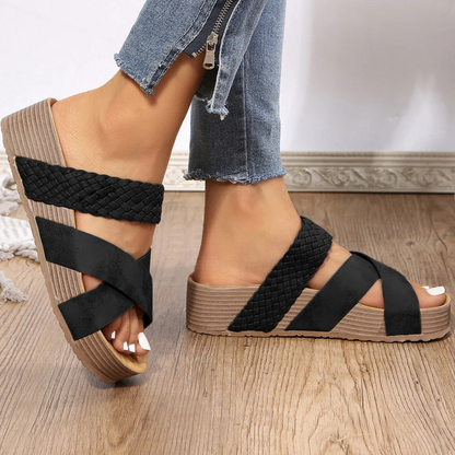 Nova – Sandali slip-on in pelle PU