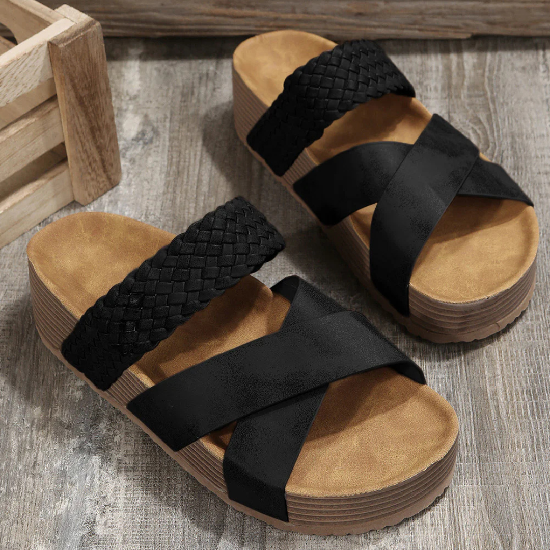 Nova – Sandali slip-on in pelle PU