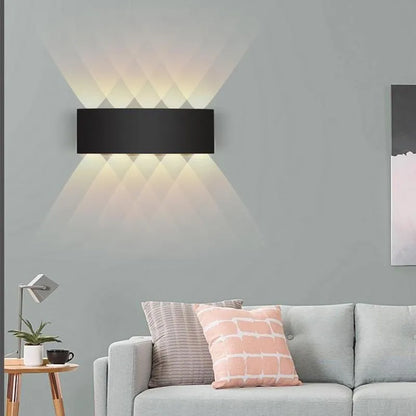 Lámpara de pared moderna blanca LED impermeable