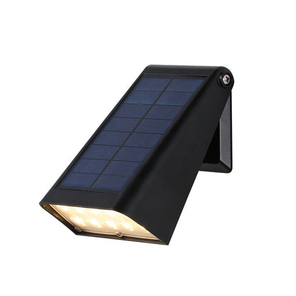 Luz solar de pared para exteriores con ángulo ajustable
