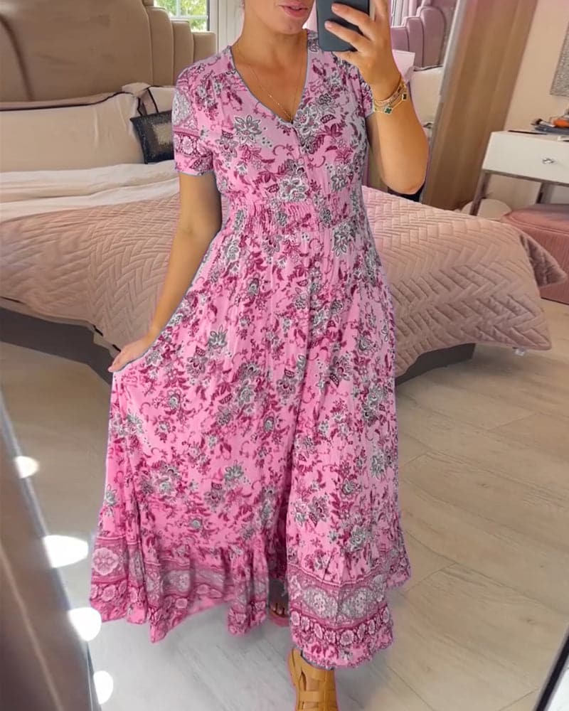 Iris | Vestido Maxi Floral