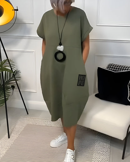 Cleo - Vestido elegante de manga corta