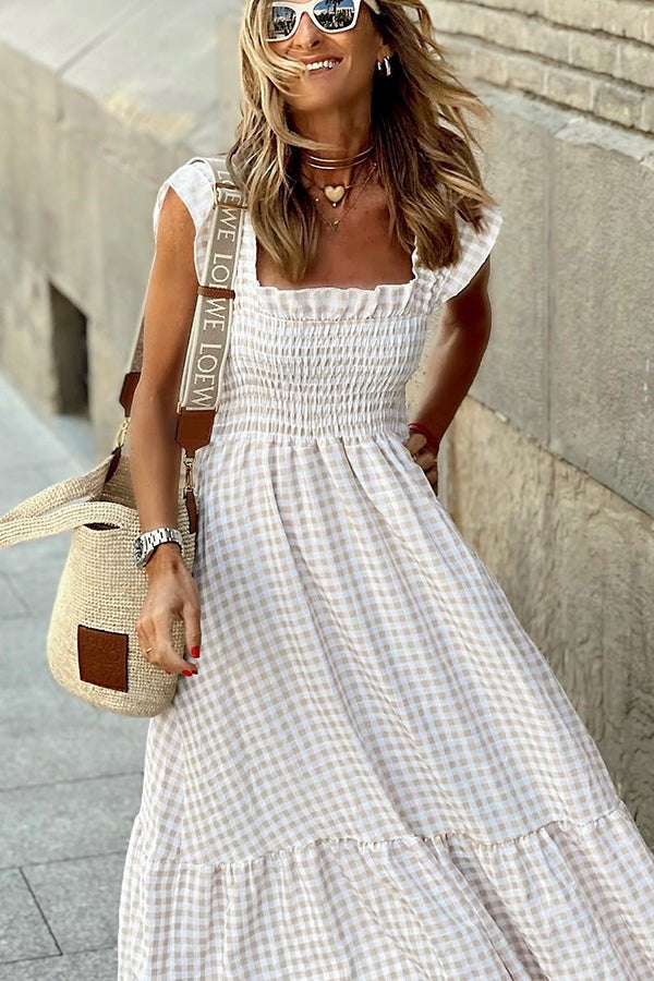 Gracie | Vestido de verano elegante a cuadros