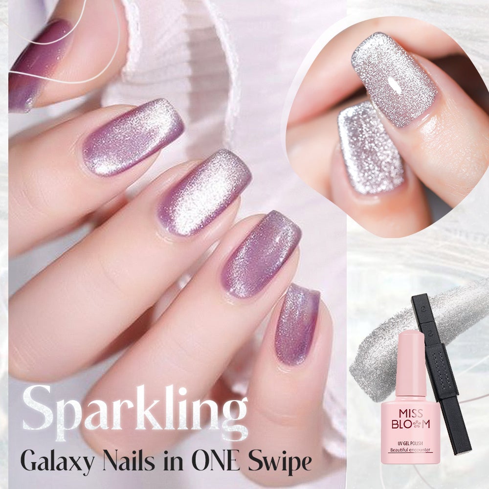 GalaxyGlow Pro™ - Crea efectos de uñas 3D impresionantes que cambian de color con la luz