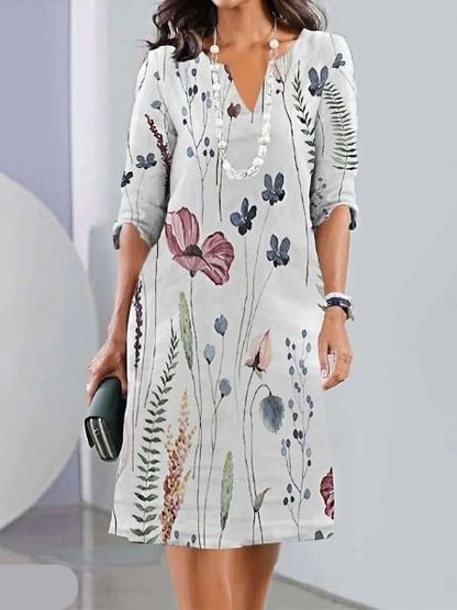 Eleanor | Vestido Floral en Capas