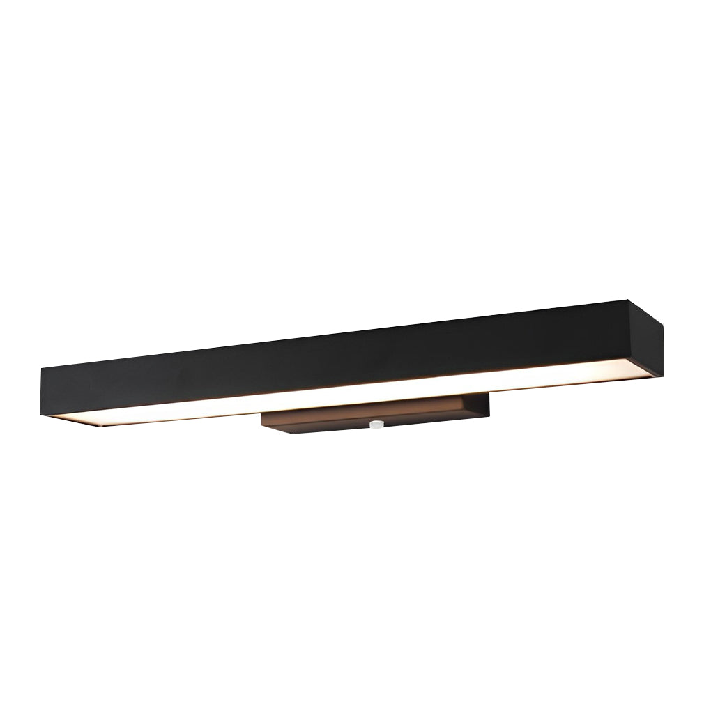 Lámpara de pared exterior de acero inoxidable negro