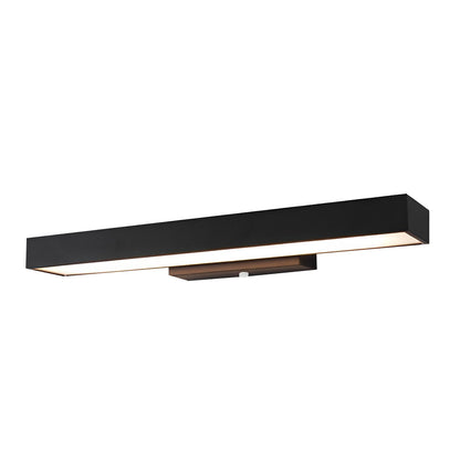 Lámpara de pared exterior de acero inoxidable negro