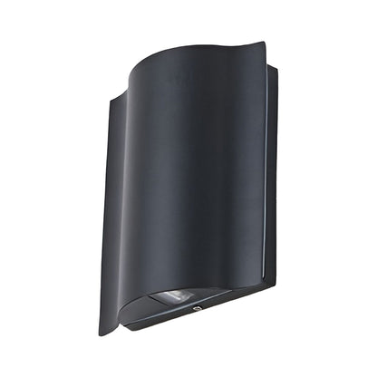 Lámpara de pared LED exterior moderna aplique negro