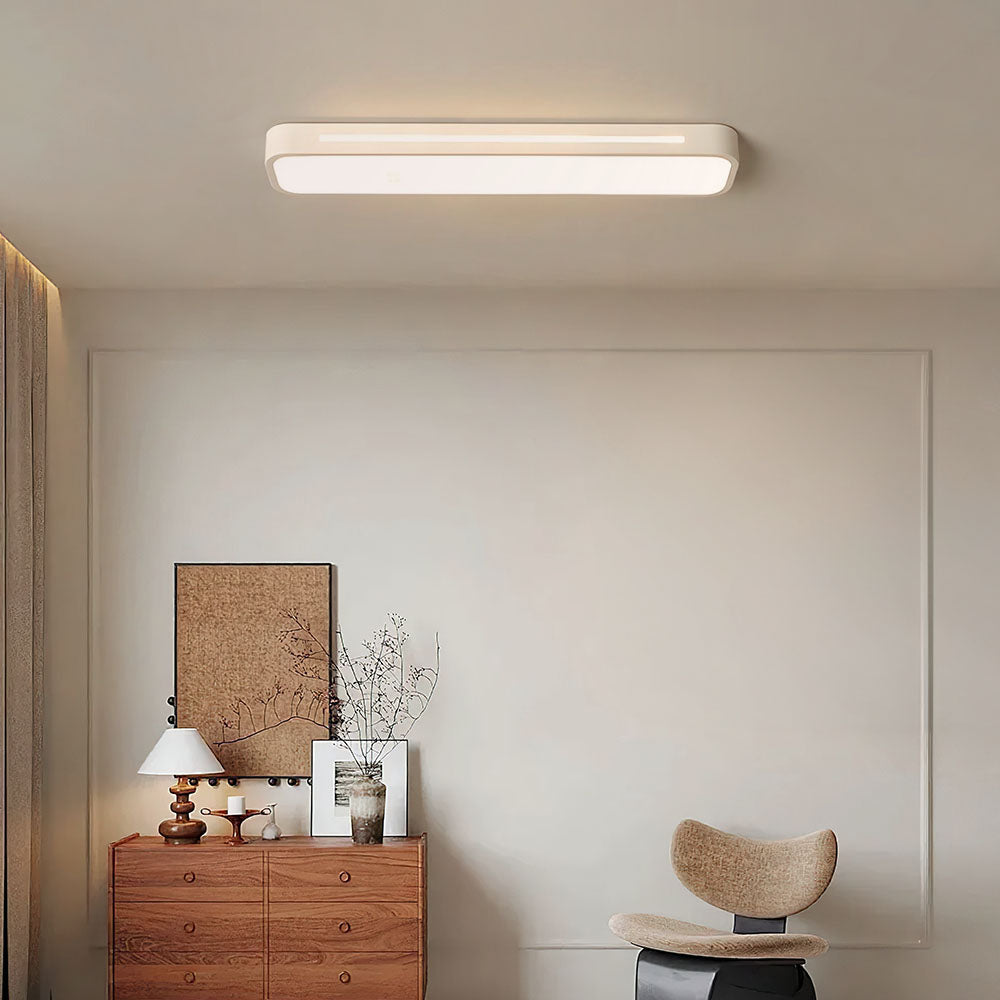Lámpara de techo LED larga minimalista nórdica