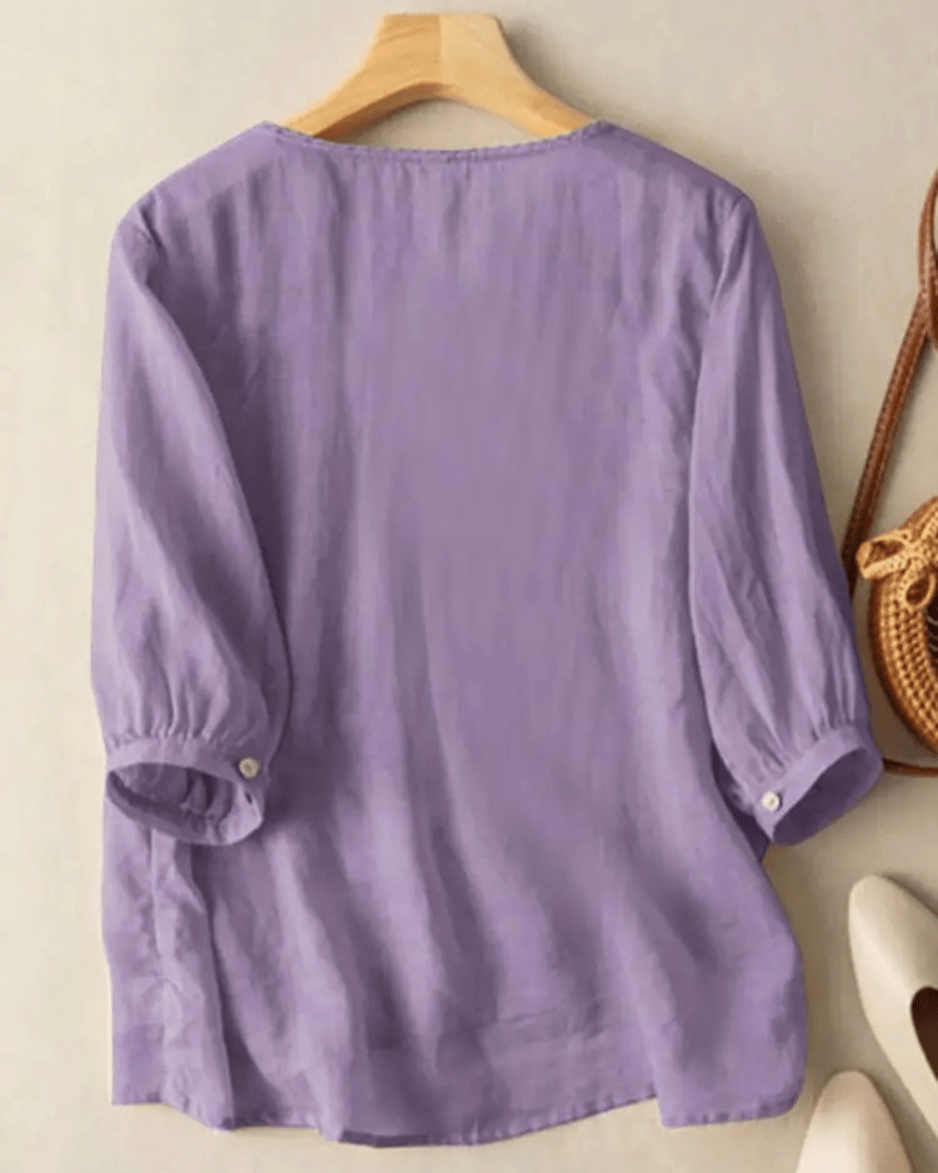Cristine | Blusa delicada de algodón