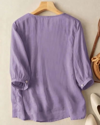 Cristine | Blusa delicada de algodón