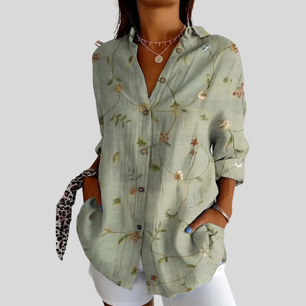 Rona | Blusa Casual Impresa