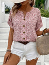 Danica | Blusa de Impresión Floral Rosa