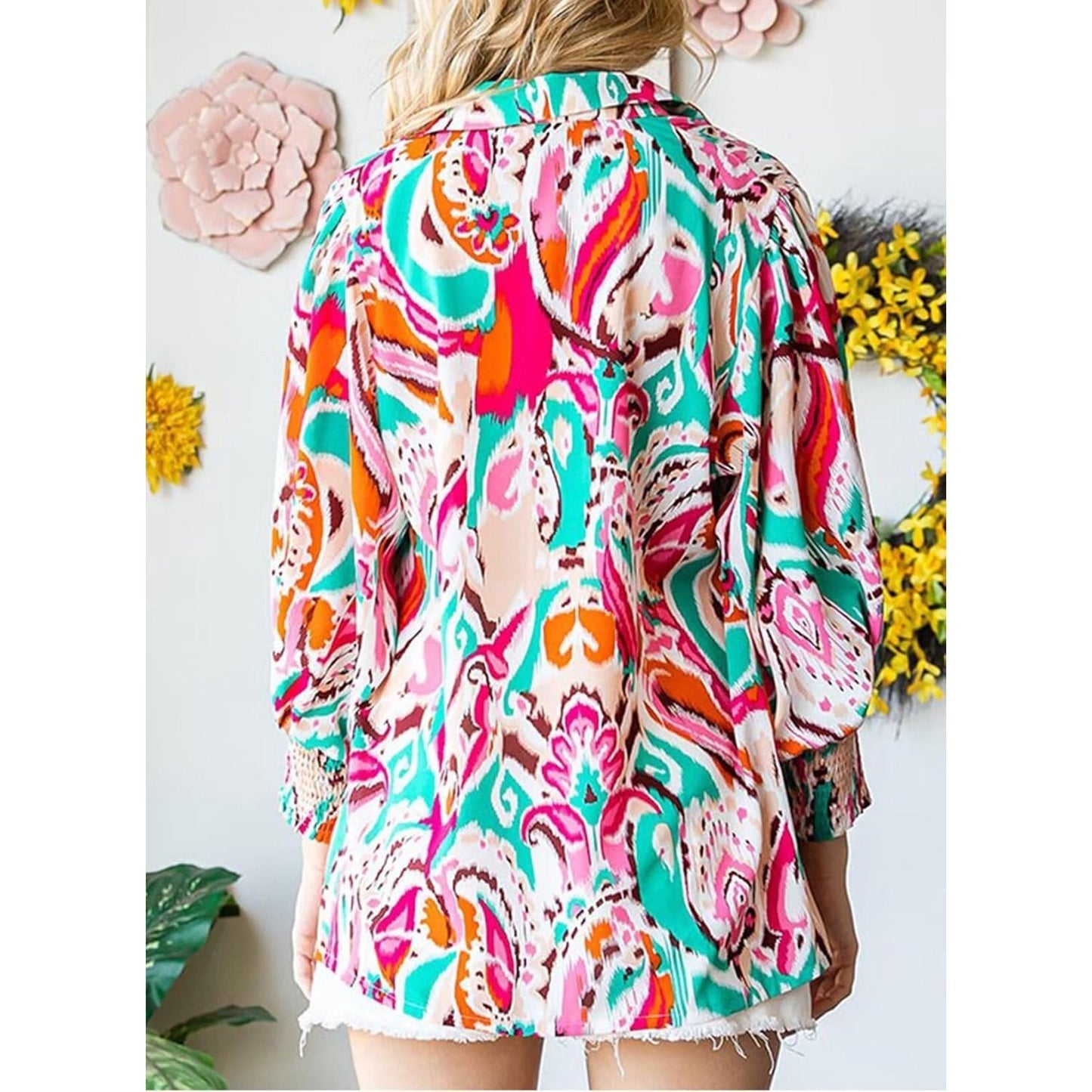 Charie | Blusa elegante con diseño de cachemira