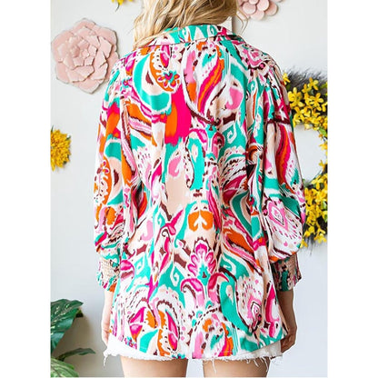Charie | Blusa elegante con diseño de cachemira