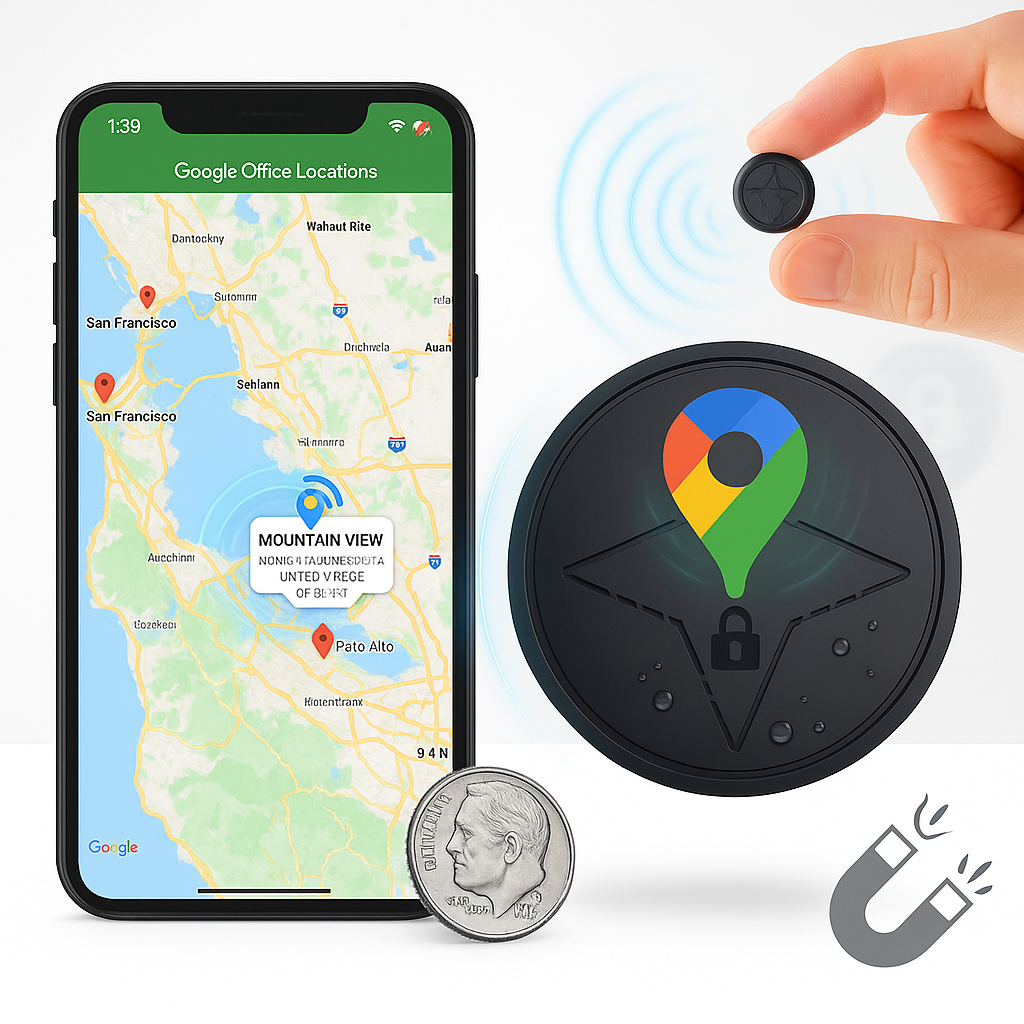 Rastreador de Vehículos GPS con Montaje Magnético