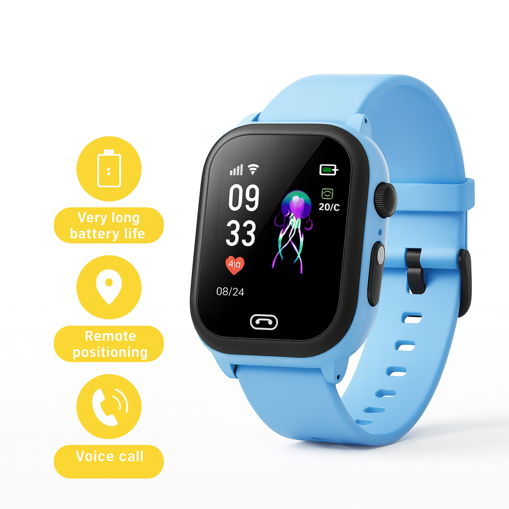 Reloj inteligente GPS para niños con cámara impermeable
