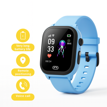 Reloj inteligente GPS para niños con cámara impermeable