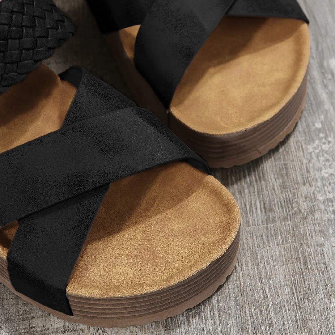 Nova – Sandali slip-on in pelle PU