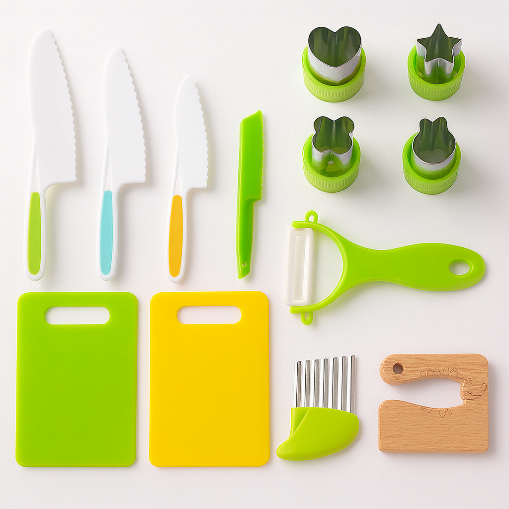 Juego de utensilios de cocina para niños