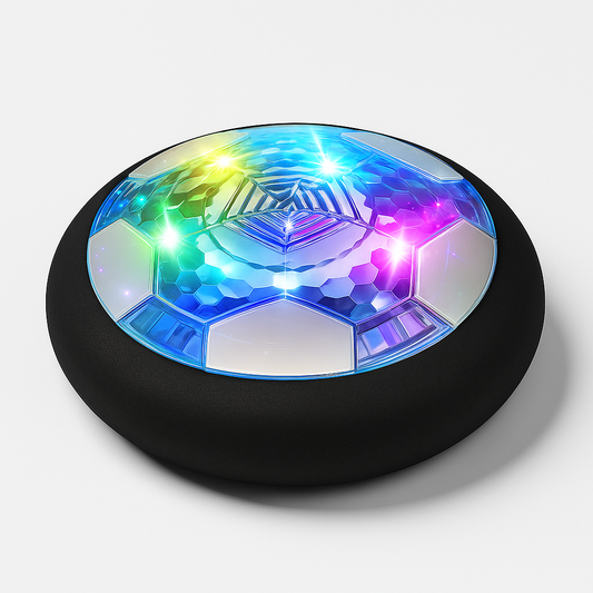 Juguete de fútbol flotante LED para interiores