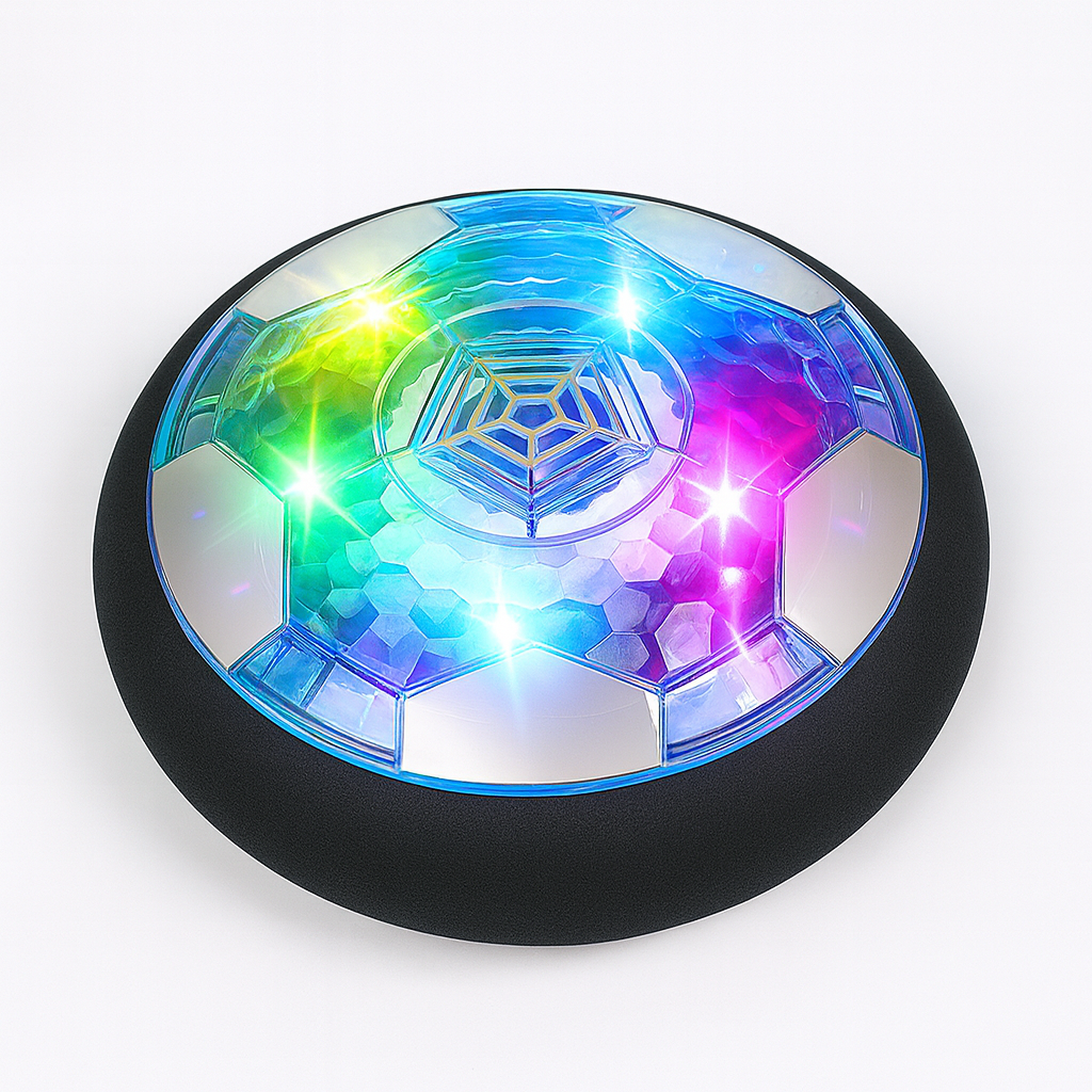 Juguete de fútbol flotante LED para interiores