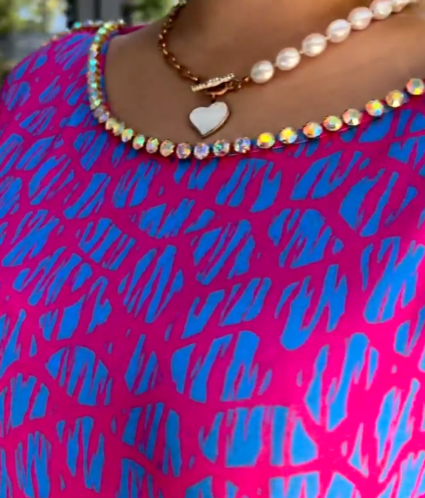 Raven - Vestido Maxi Estampado Chic de Primavera con Bolsillos