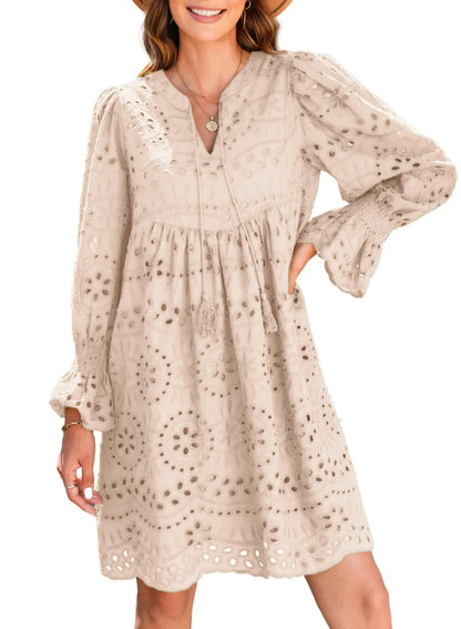 Kirelle - Vestido falda transpirable con escote en V