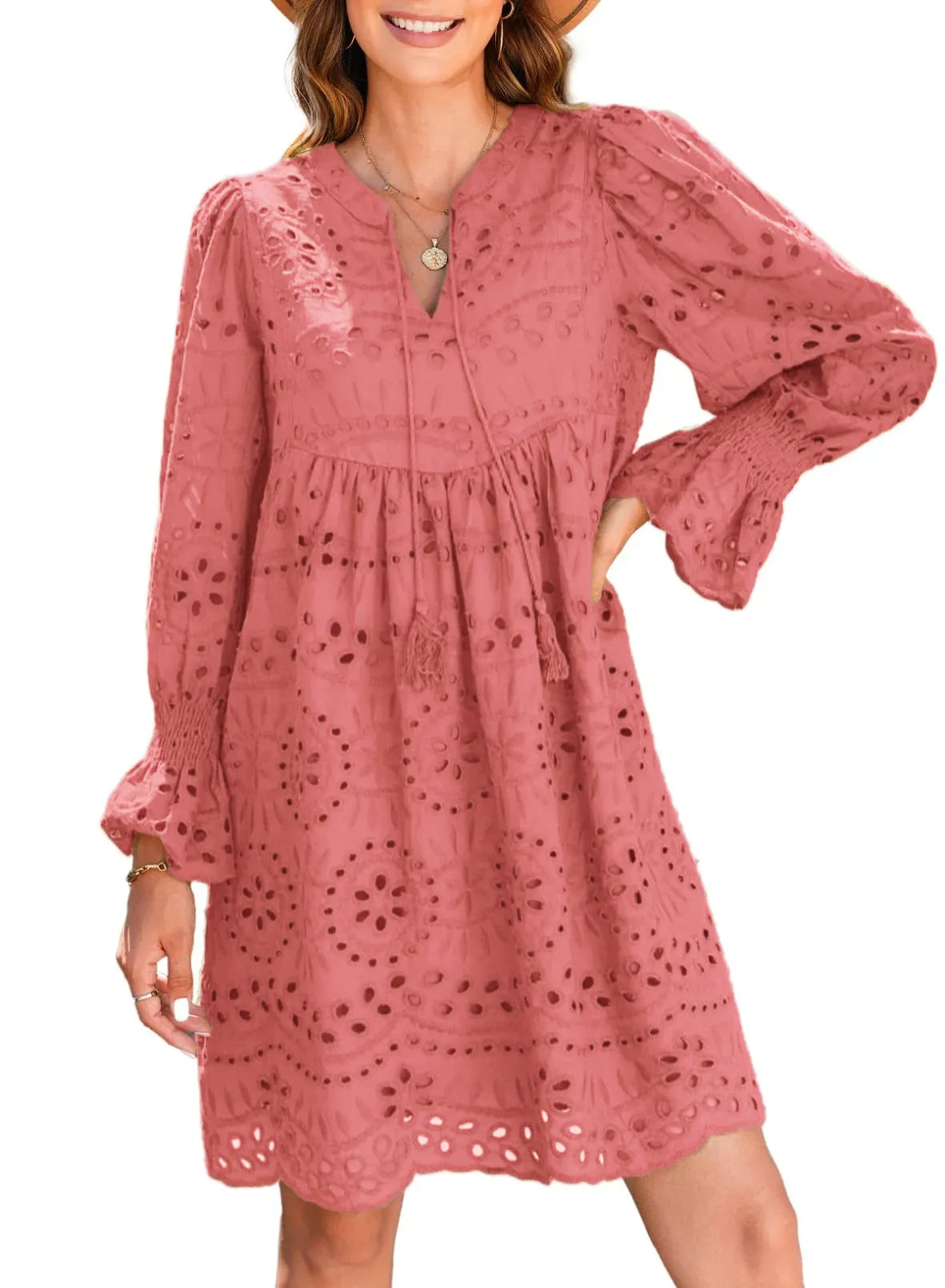 Kirelle - Vestido falda transpirable con escote en V