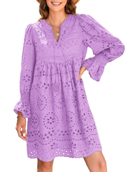 Kirelle - Vestido falda transpirable con escote en V