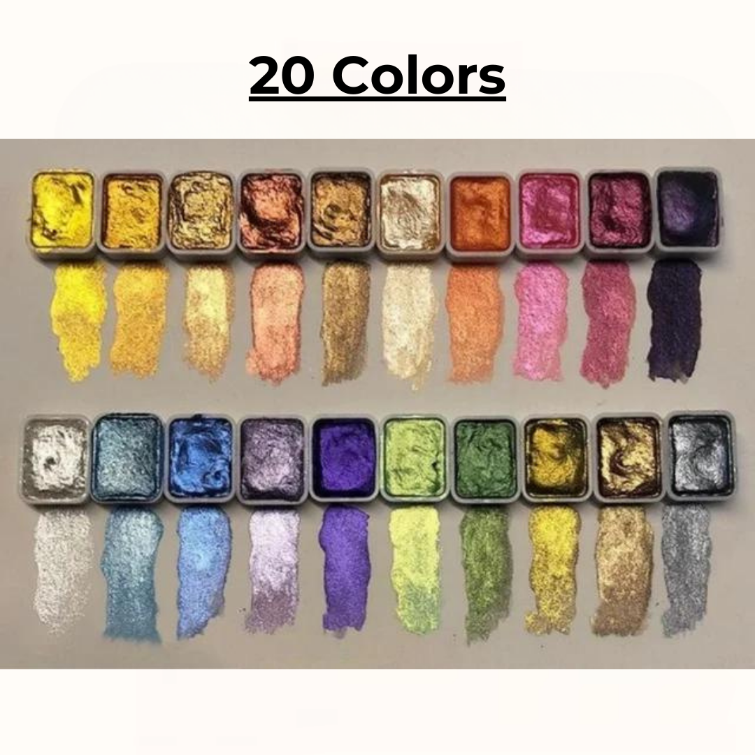 Set de pintura acuarela GlowMax™ I Último día 50% de descuento🔥