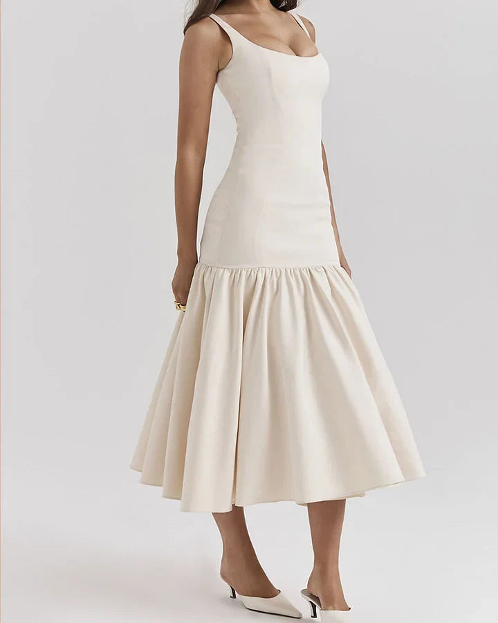 Maelynn | Vestido elegante con falda completa