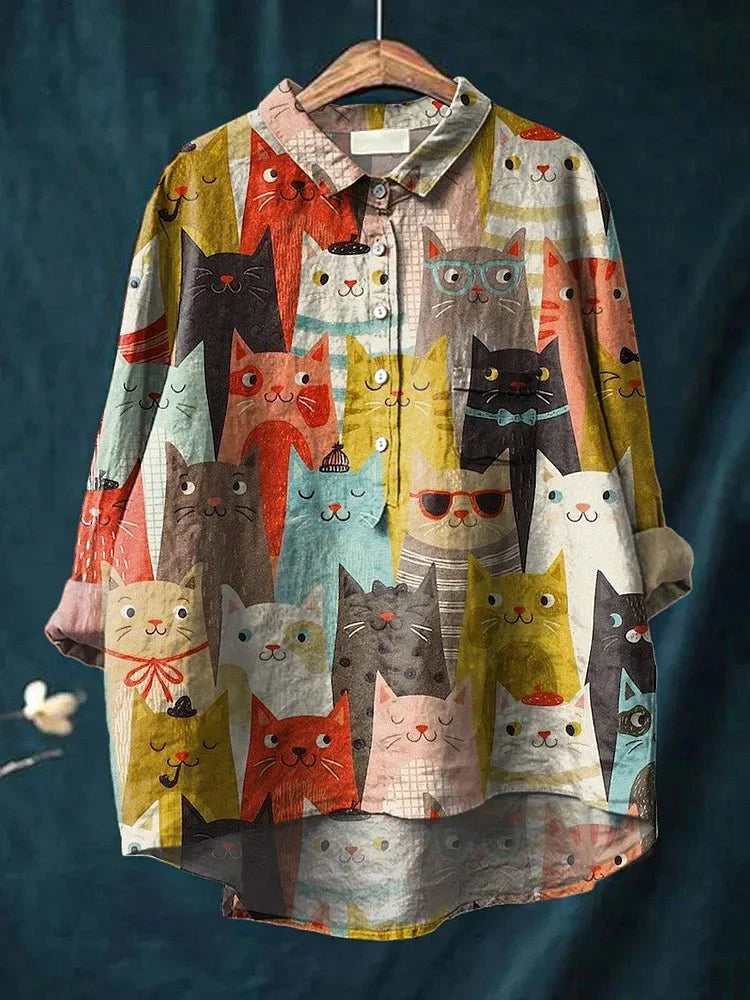 Clarano | Blusa con Estampado Juguetón Brooks