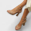 Elviera – Tacones Nude con Detalle Cruzado