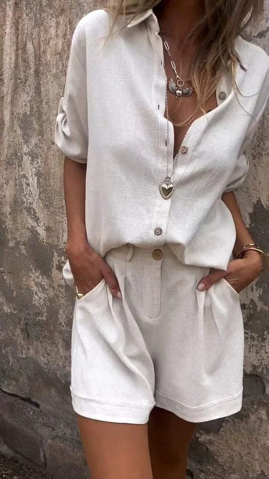 Sena™ - Conjunto de verano de lino