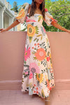 Morgan | Vestido Maxi con Estampado Floral