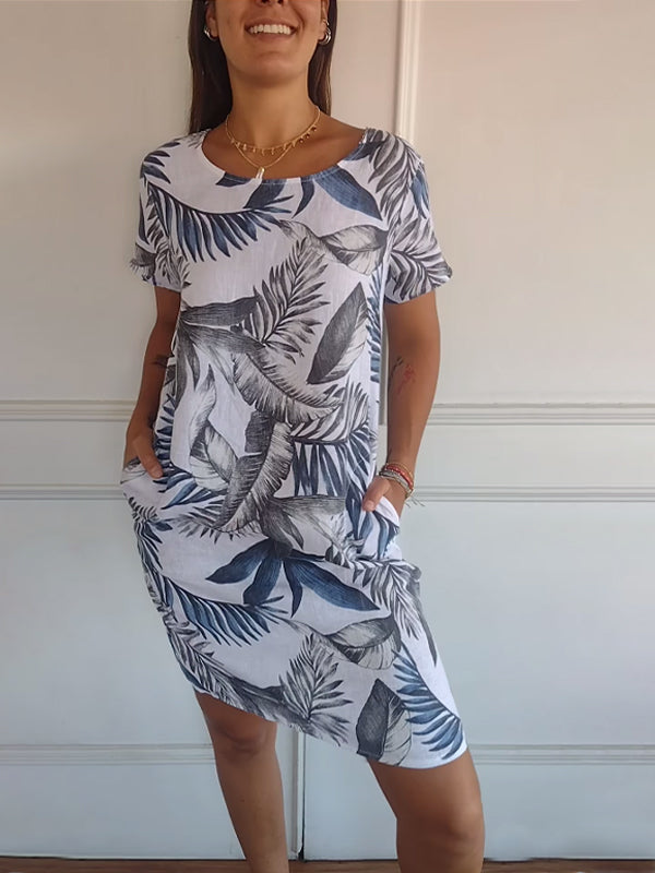 Aubree | Vestido Casual Estampado