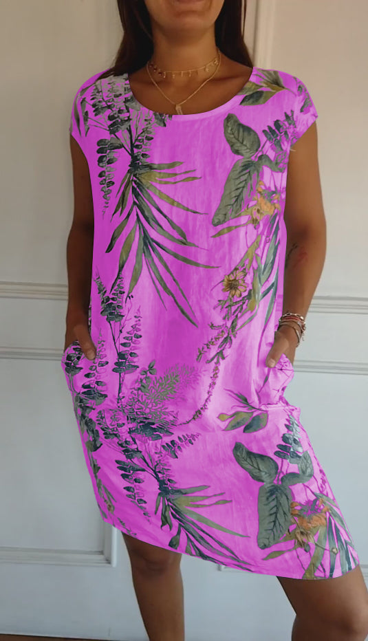 Aubree | Vestido Casual Estampado