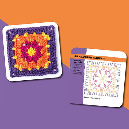 ColorCrafter - El Set de Tarjetas Granny Square - 50 piezas